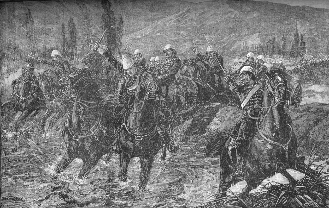 Action i Chardeh Valley, 11. december 1879, Trying to Save the Guns, 1879, c1880 af Unbekannt
