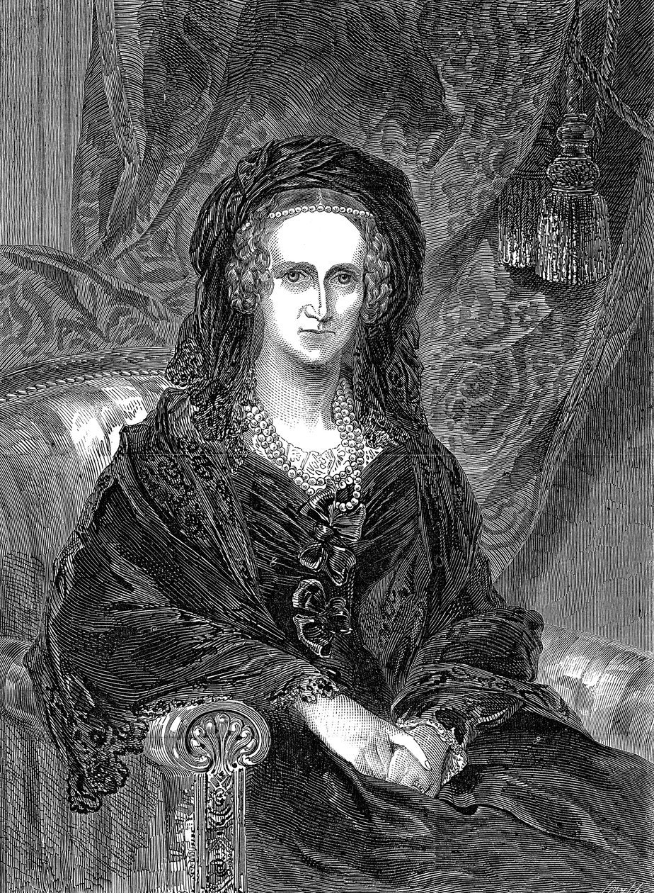 Adelaide af Sachsen-Coburg Meiningen 1792-1849, tyskfødt dronning-konsort af William IV, 1849 af Unbekannt