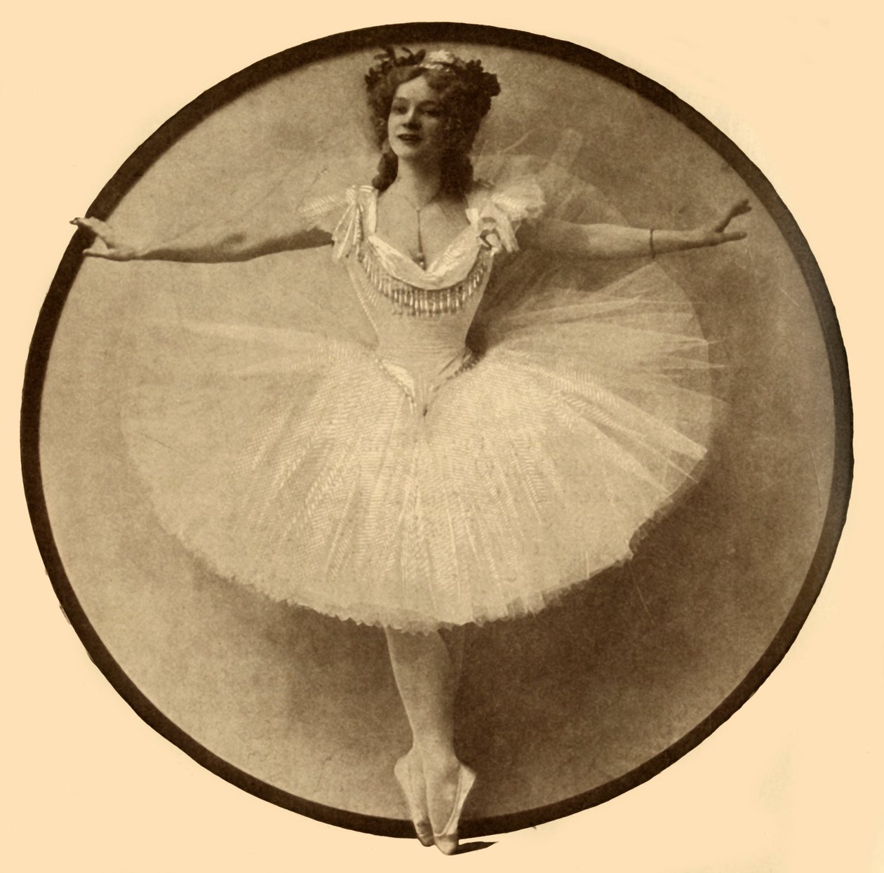 Adeline Genée, en udsøgt ballet-tådanserinde fra den gamle skole., 1910. af Unbekannt