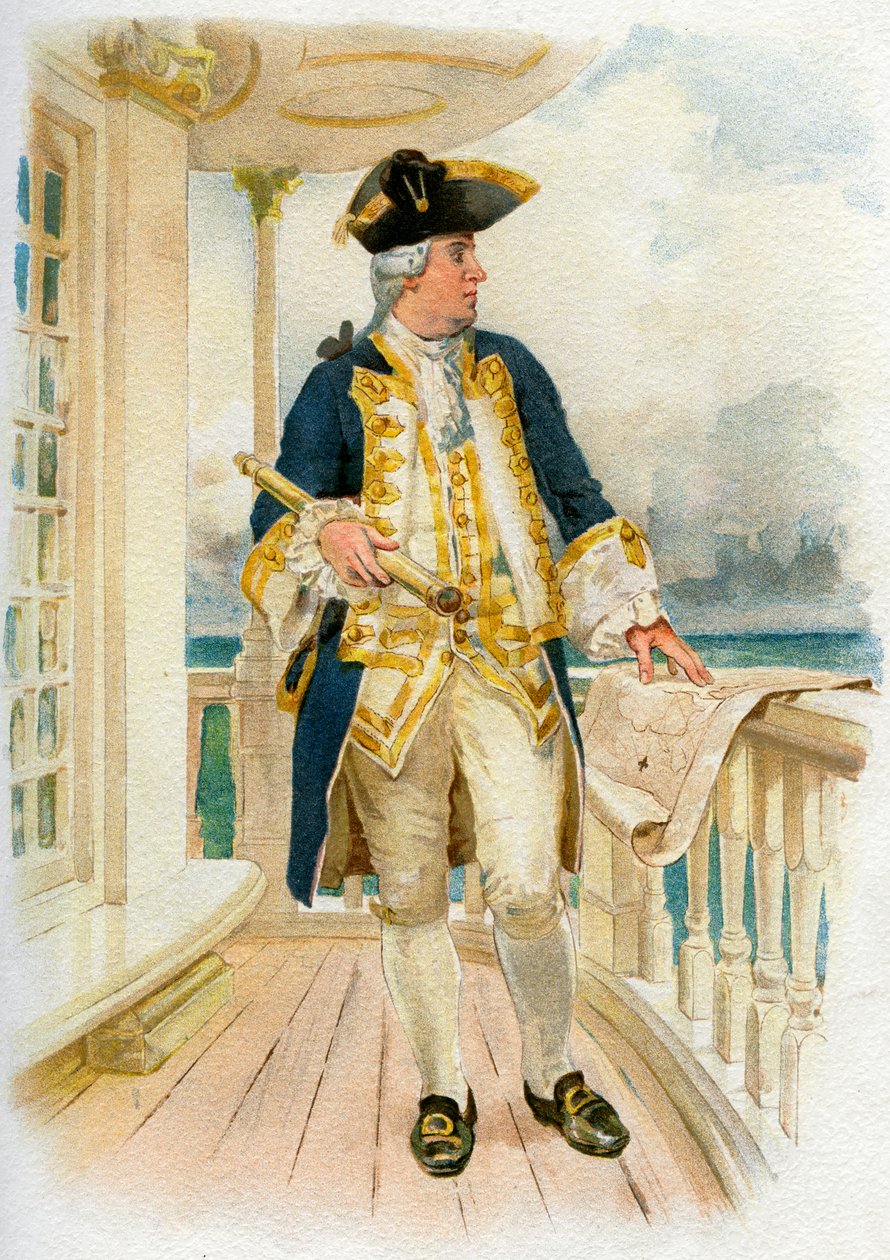Admiral, 1700-tallet c1890-c1893 af Unbekannt