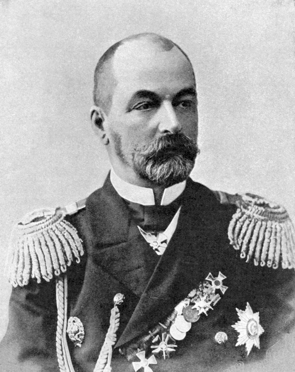 Admiral Rozhestvensky, russisk kommandør, russisk-japanske krig, 1904-5 af Unbekannt