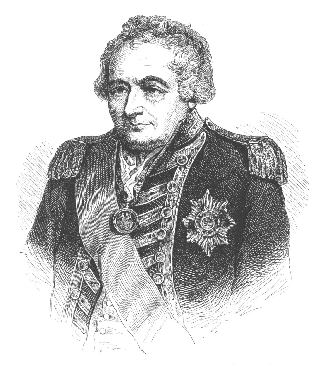 Admiral Sir John Jervis, c1880 af Unbekannt
