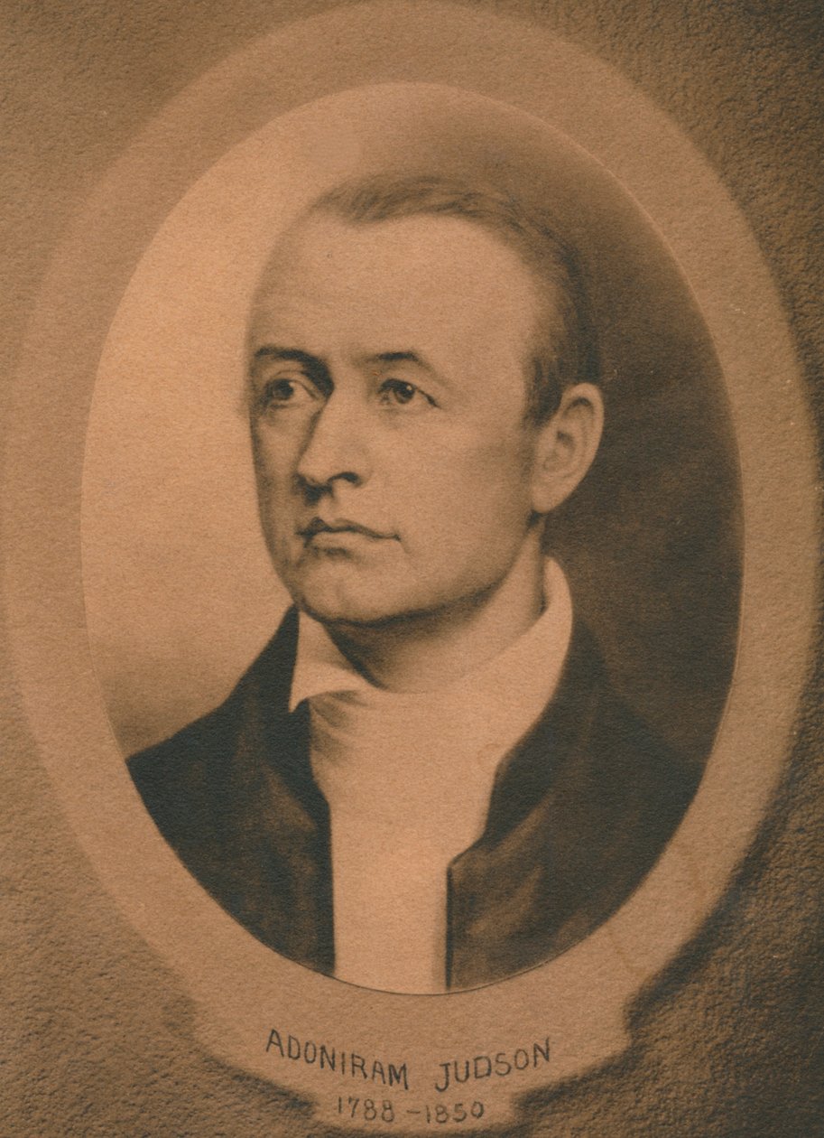 Adoniram Judson, Jr. 1788-1850, amerikansk kongregationalist og senere baptistmissionær, c1910