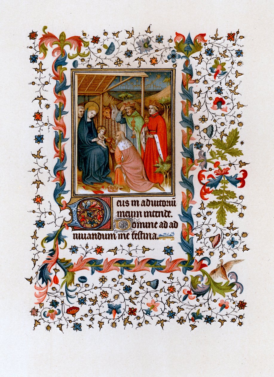 Tilbedelse af Magi, c1420 af Unbekannt