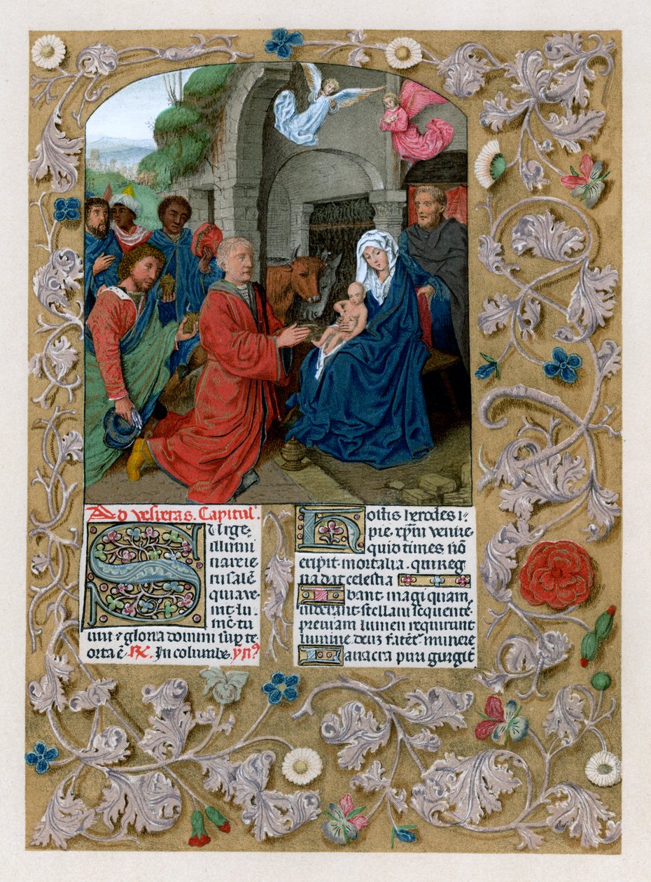 Tilbedelse af Magi, c1490-1497 af Unbekannt
