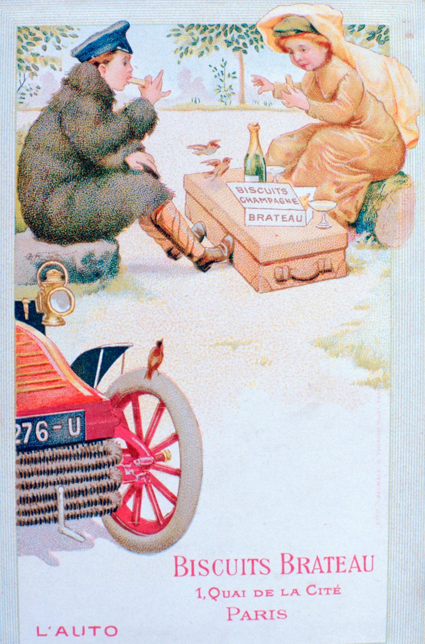 Annonce for Biscuits Brateau, ca. 1900-tallet af Unbekannt