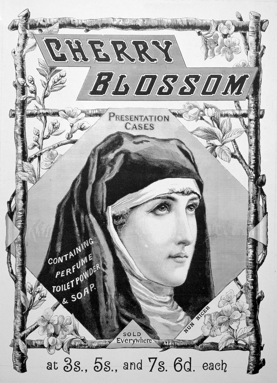 Annonce for Cherry Blossom toiletartikler, 1893 af Unbekannt