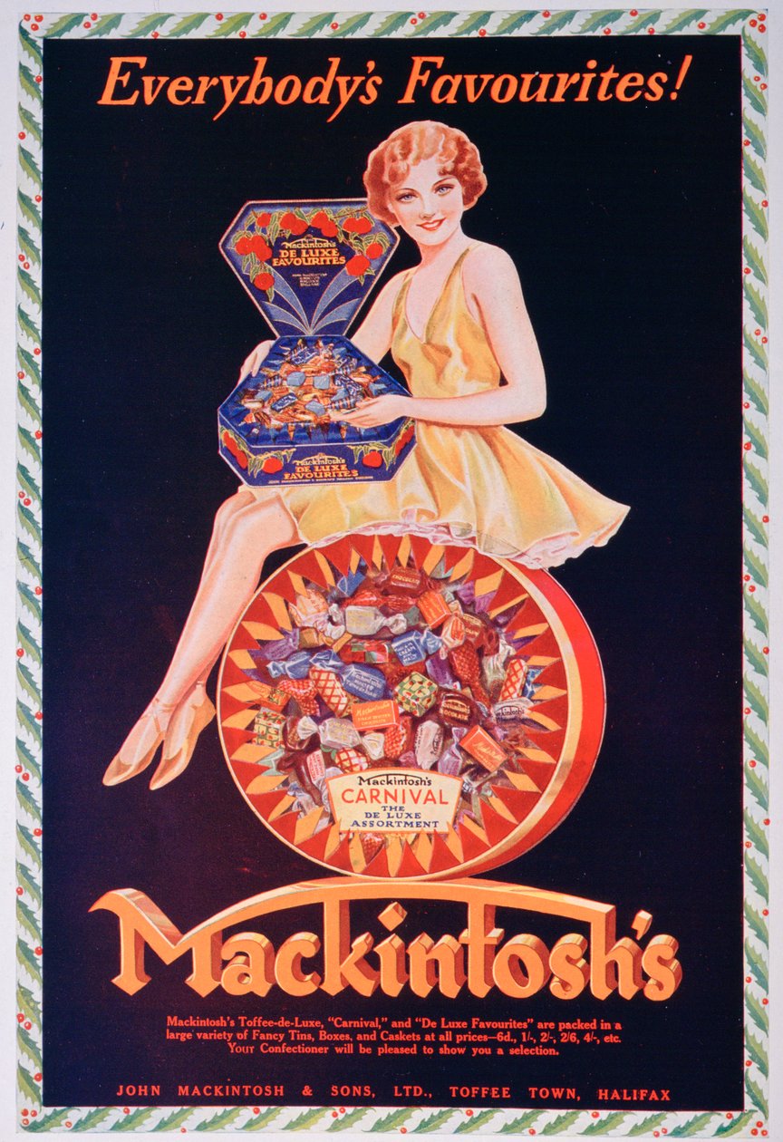 Annonce for Mackintoshs toffee, 1932 af Unbekannt
