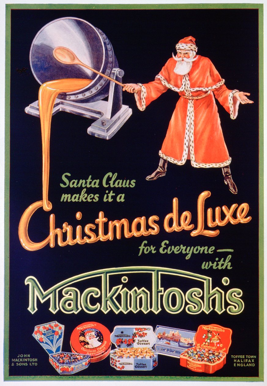 Annonce for Mackintoshs toffees, 1934 af Unbekannt