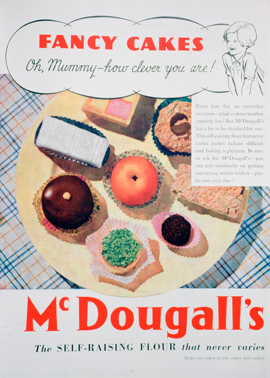 Annonce for McDougalls mel, 1935 af Unbekannt