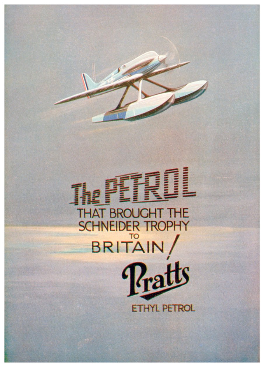 Annonce for Pratts Ethyl Petrol, c1928 af Unbekannt