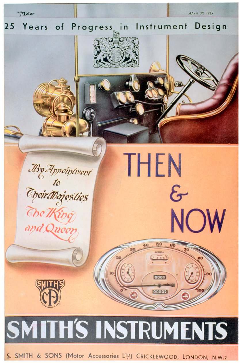 Annonce for Smiths Car Instruments, 1935 af Unbekannt