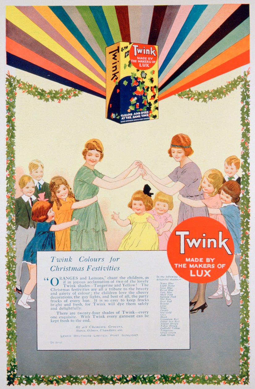 Annonce for Twink dye, 1922 af Unbekannt