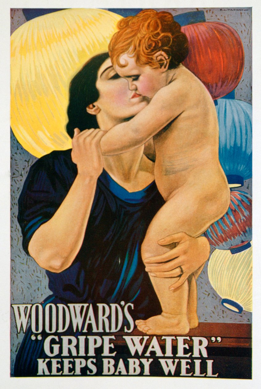 Annonce for Woodwards Gripe Water, 1922 af Unbekannt