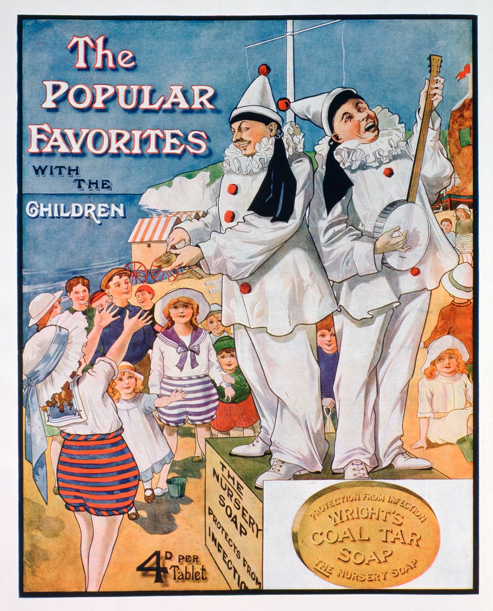 Annonce for Wrights kultjæresæbe, 1914 af Unbekannt
