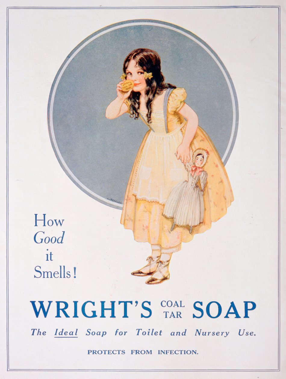 Annonce for Wrights kultjæresæbe, 1923 af Unbekannt