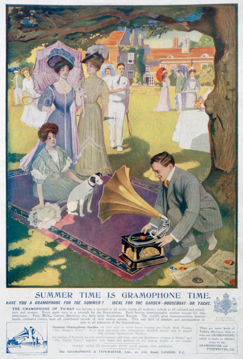 Annonce for Gramophone and Typewriter Co, 1907 af Unbekannt