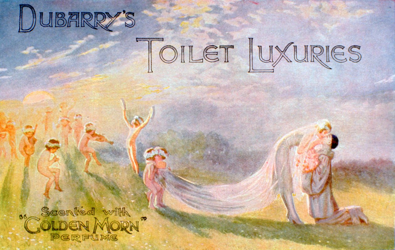 Annonce for Dubarrys Toilet Luxuries, duftet med Golden Morn parfume, 1922 af Unbekannt