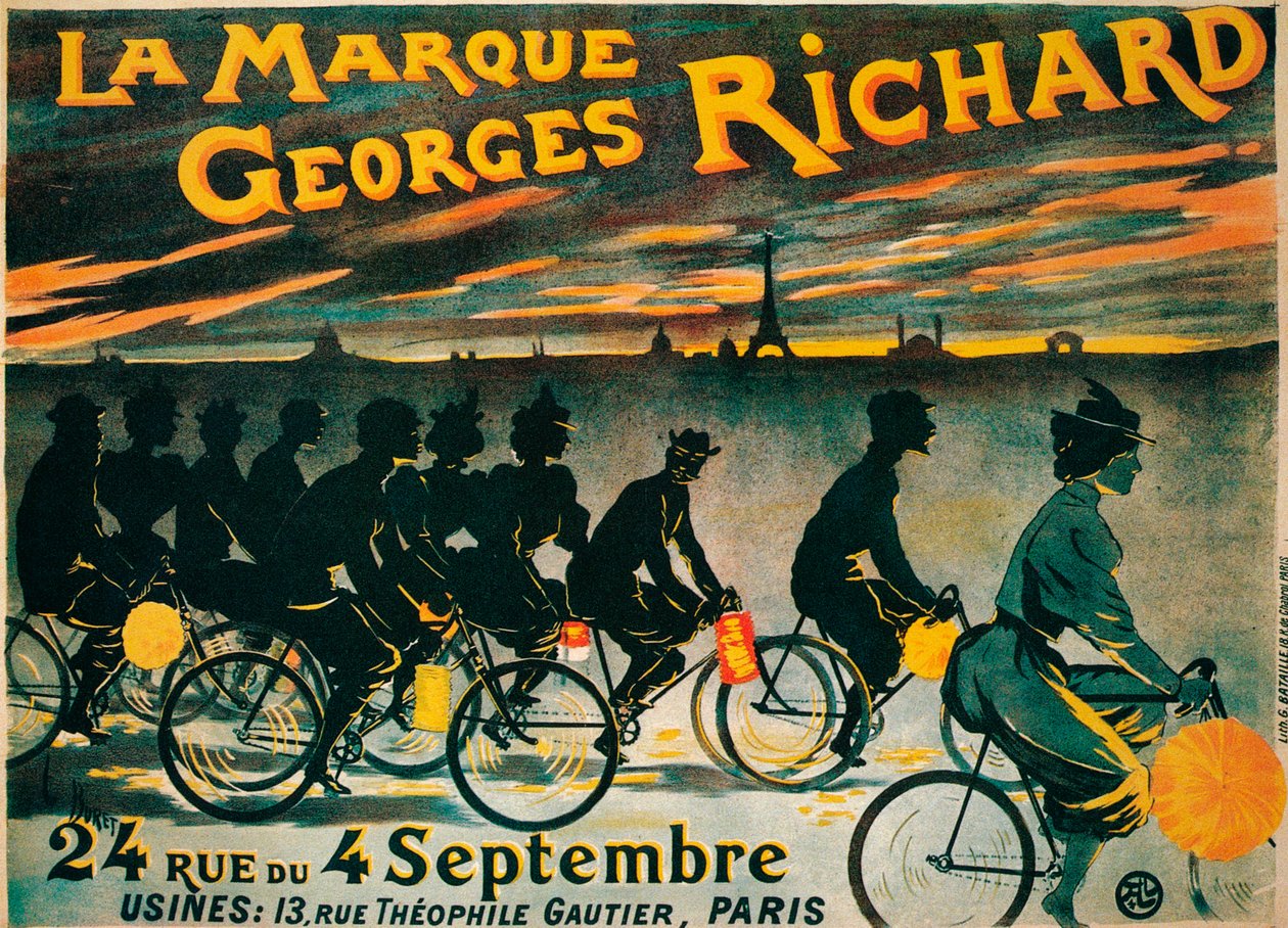 Annonce for Georges Richard cykler, c1900 af Unbekannt