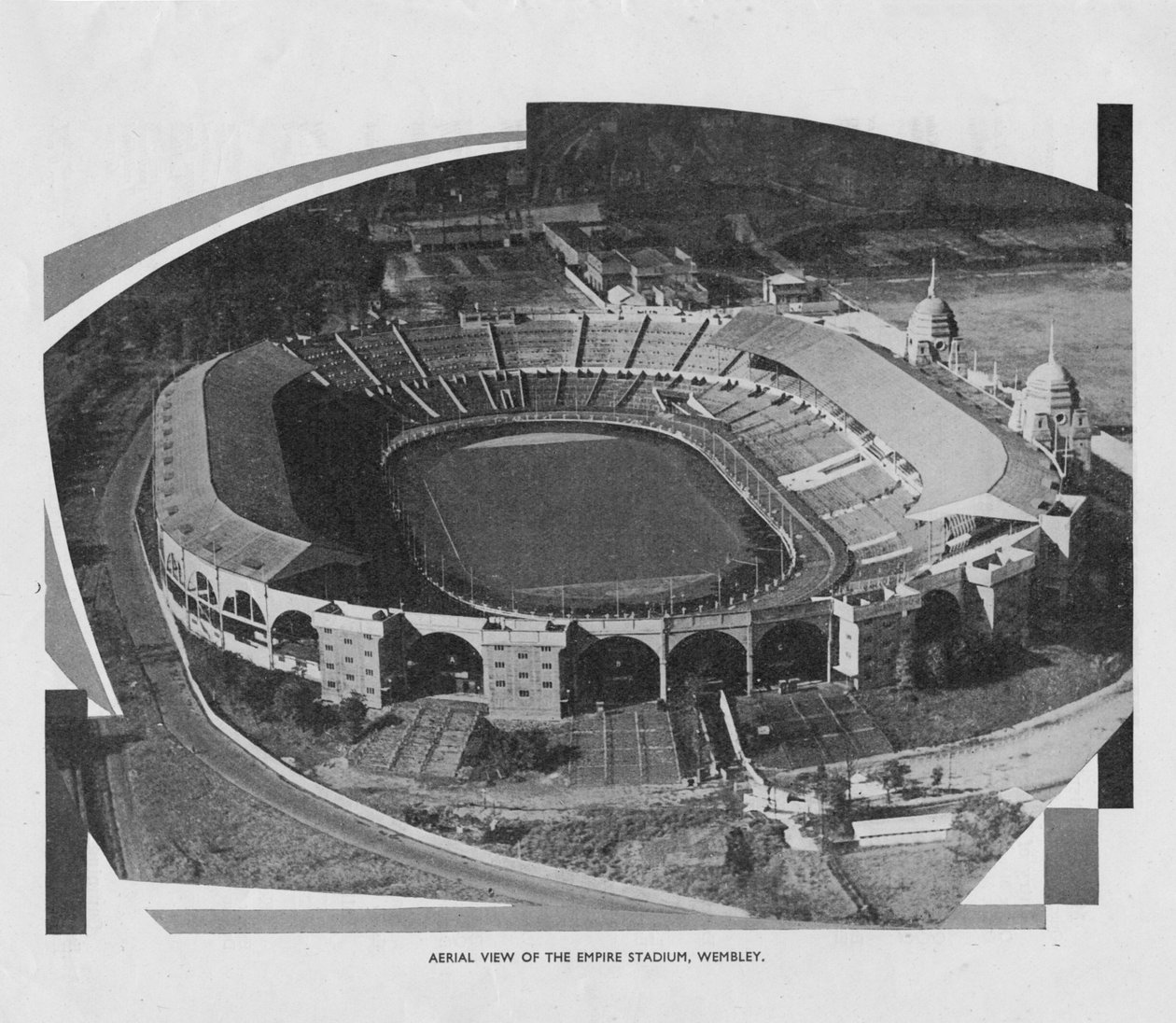 Luftfoto af Empire Stadium, Wembley, 1937 af Unbekannt