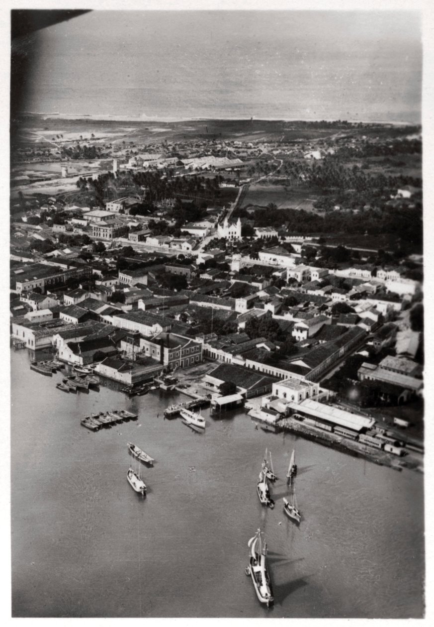 Luftfoto af Natal, Sydafrika, fra en Zeppelin, 1930 1933 af Unbekannt