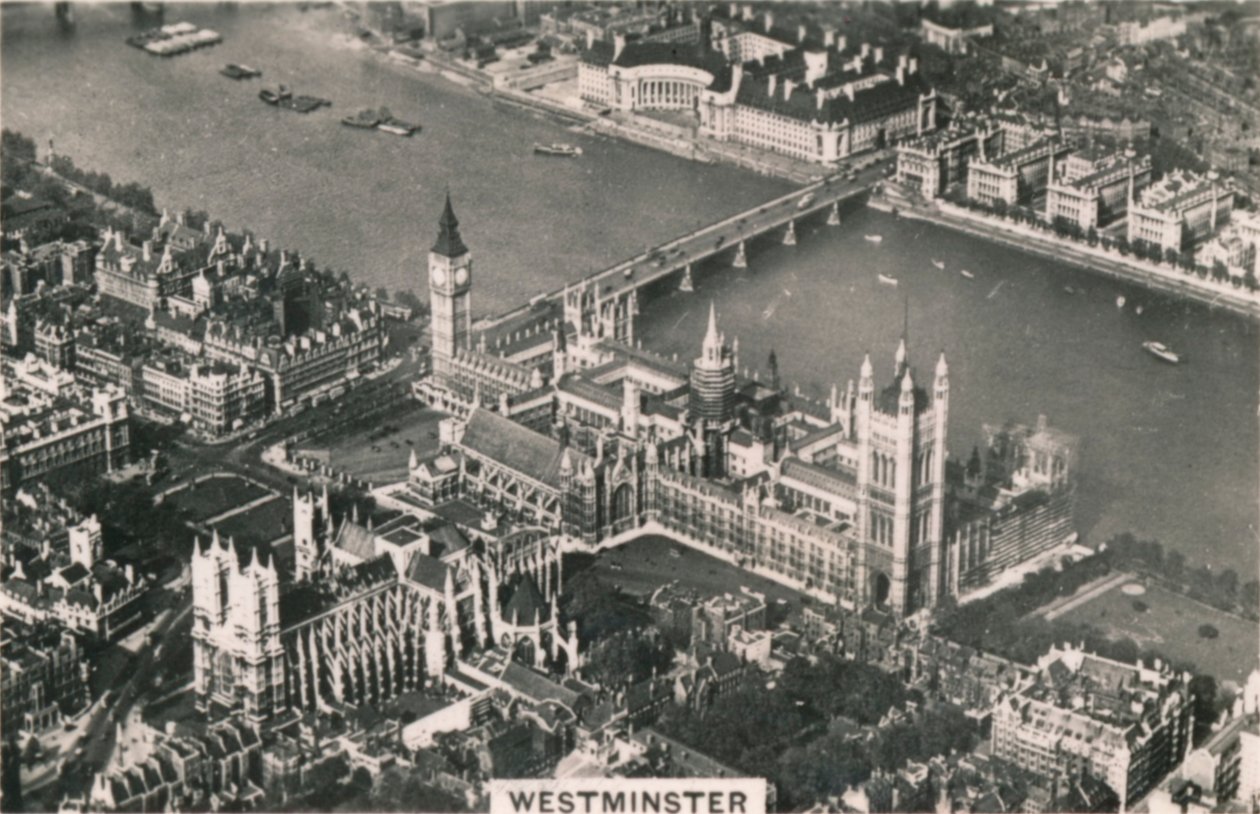 Luftfoto af Westminster, 1939 af Unbekannt