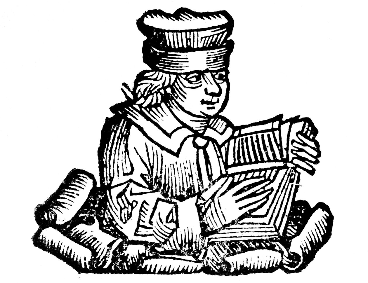 Aesop, græsk fabulist, 1493 af Unbekannt