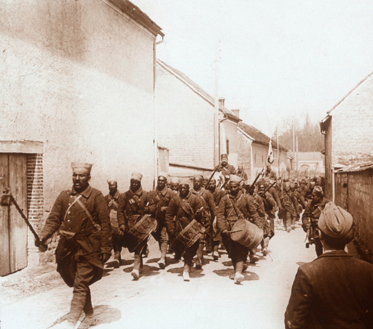 Afrikanske tropper, c1914-c1918 af Unbekannt