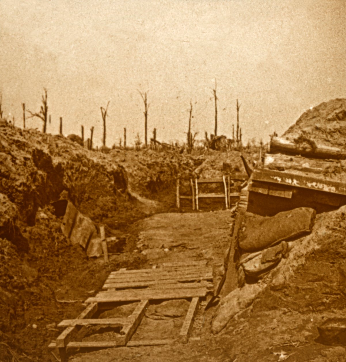 Efter bombardement, c1914-c1918 af Unbekannt
