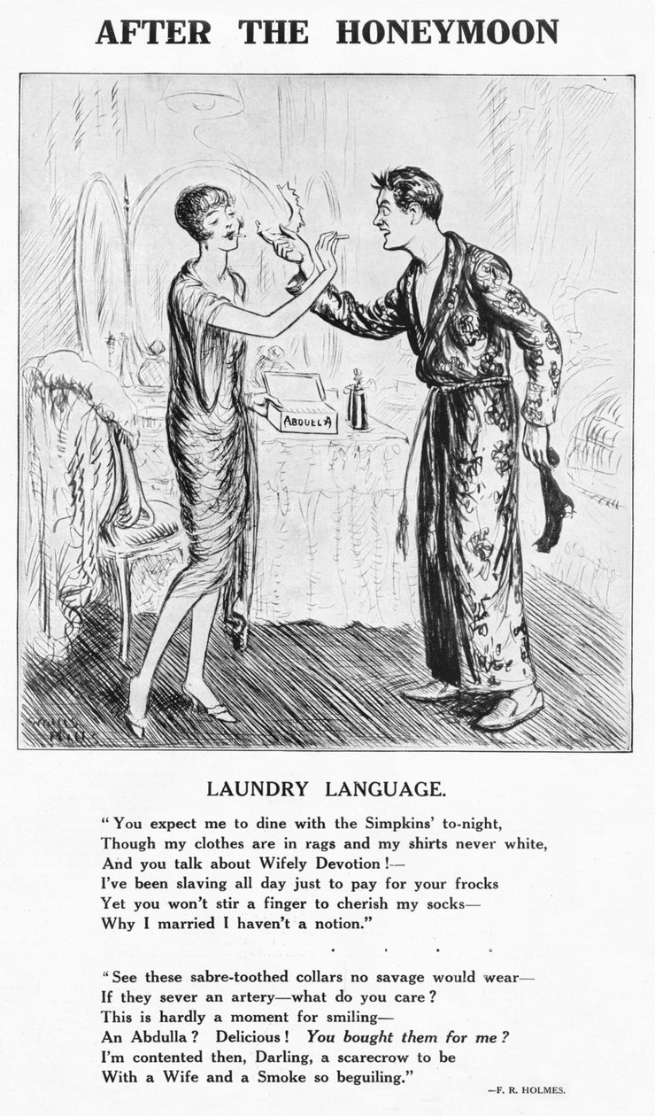 After the Honeymoon - Laundry Luggage, 1927 af Unbekannt