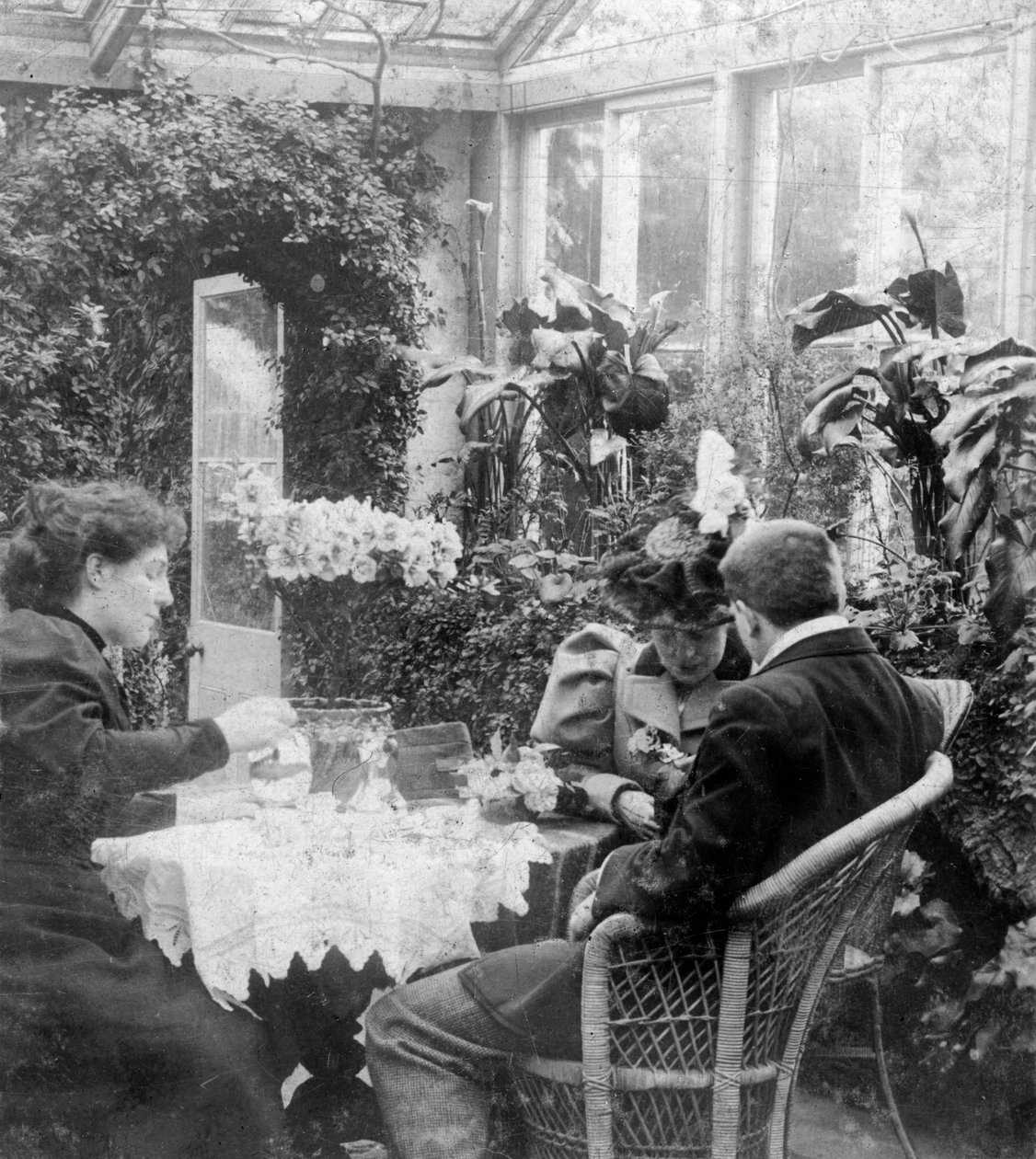 Afternoon tea, slutningen af det 19. århundrede af Unbekannt