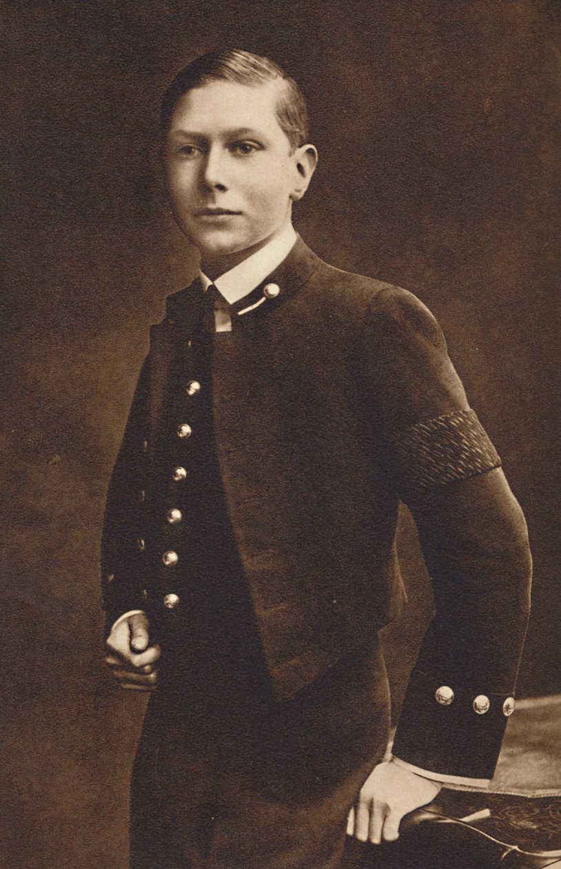 16 år - Prins Albert, flådekadet i Osborne, c1910, 1937 af Unbekannt