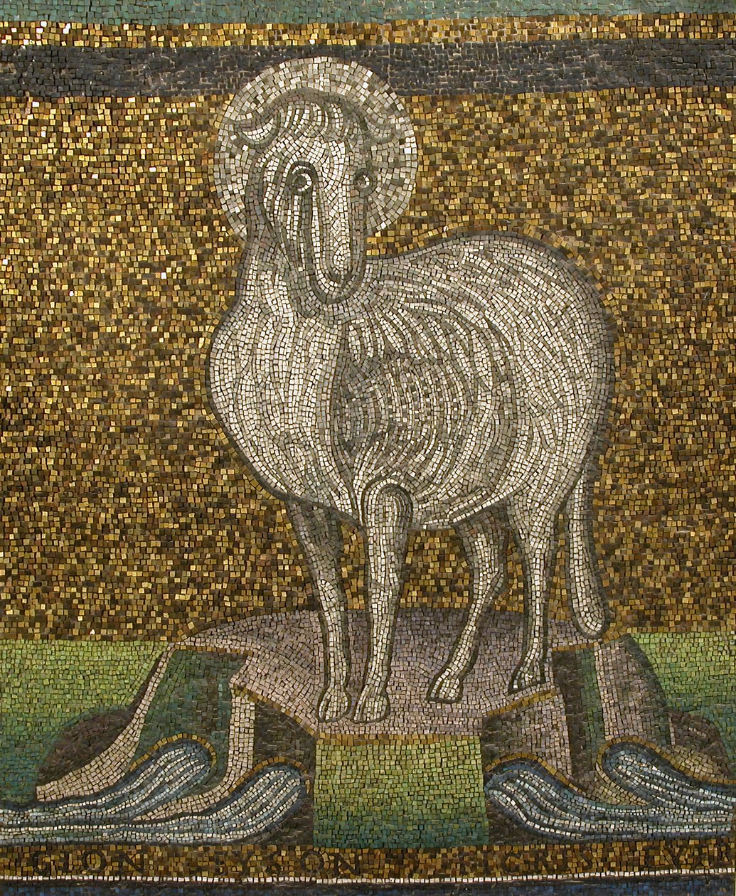 Agnus Dei, byzantinsk, begyndelsen af det 20. århundrede original dateret 6. århundrede. af Unbekannt