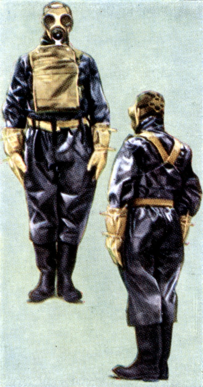 Air Raid Precautions, cigaretkort, britisk, 1938 af Unbekannt