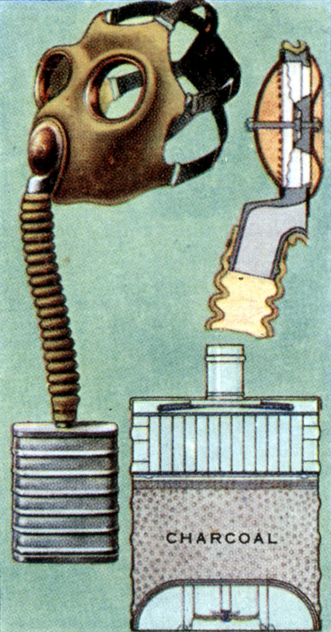 Air Raid Precautions, cigaretkort, britisk, 1938 af Unbekannt