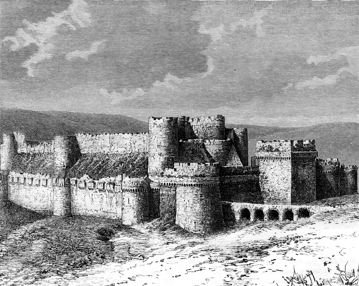 Al Karak slot, 1800-tallet af Unbekannt