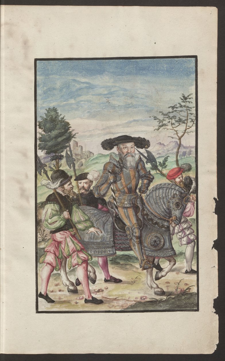 Albert, hertug af Preussen Fra: Kriegsordnung, 1555 af Unbekannt
