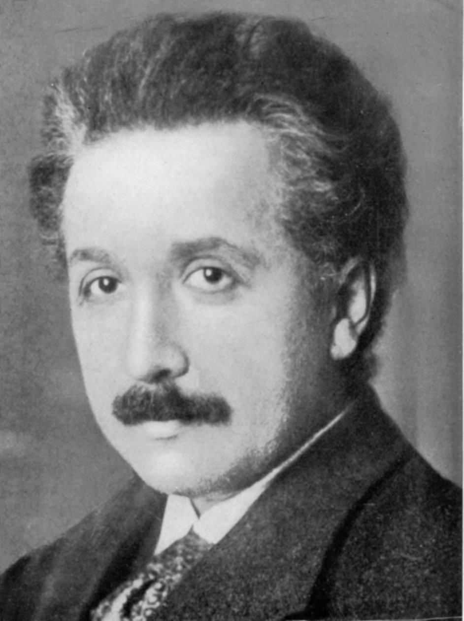 Albert Einstein 1879-1955, tysk-schweizisk matematiker og teoretisk fysiker, c1920 af Unbekannt