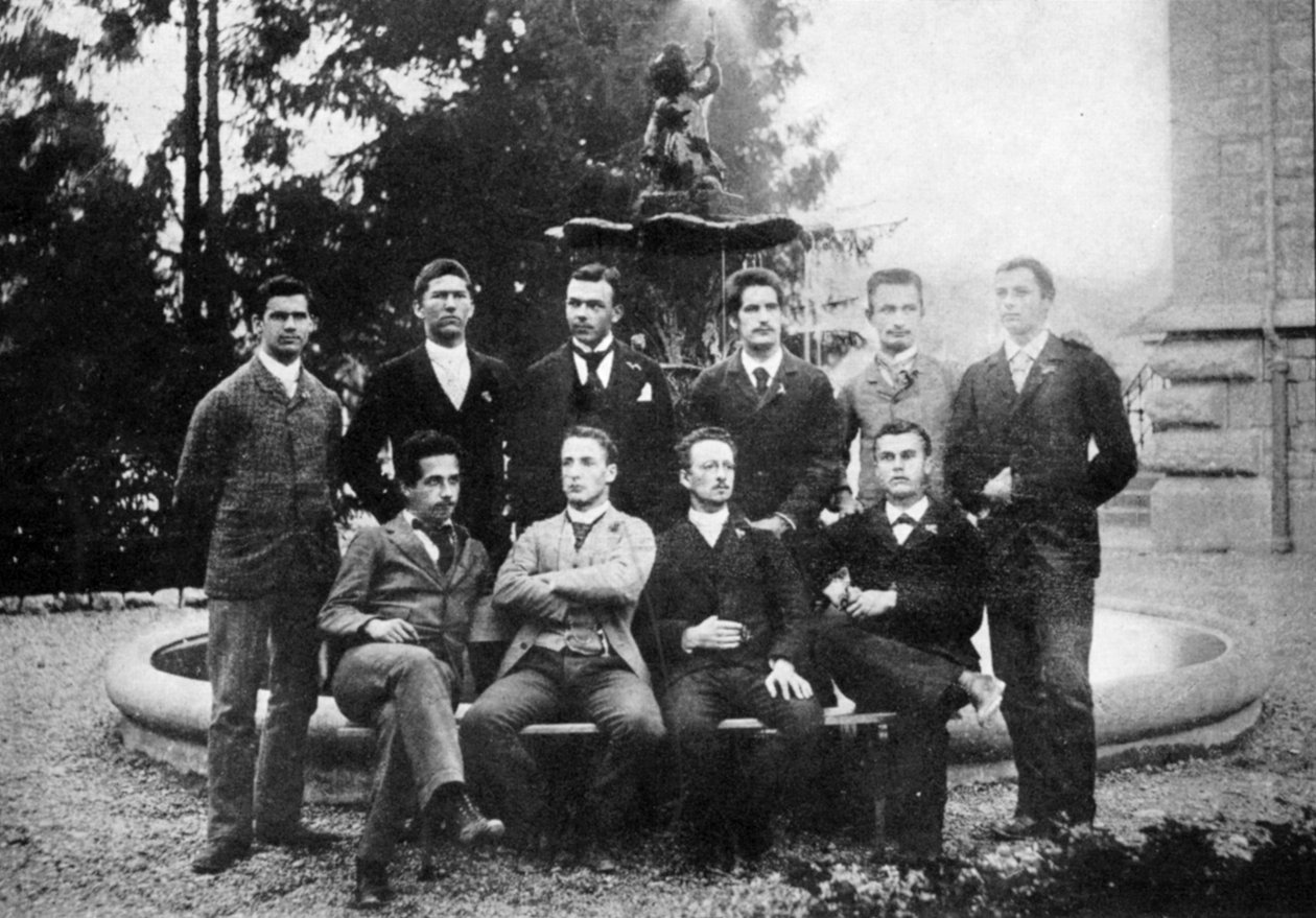 Albert Einstein 1879-1955, tysk-schweizisk matematiker og teoretisk fysiker, c1896 af Unbekannt