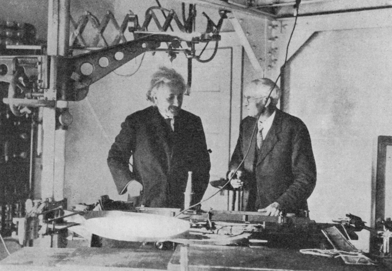 Albert Einstein 1879-1955 ved Mount Wilson Observatory af Unbekannt