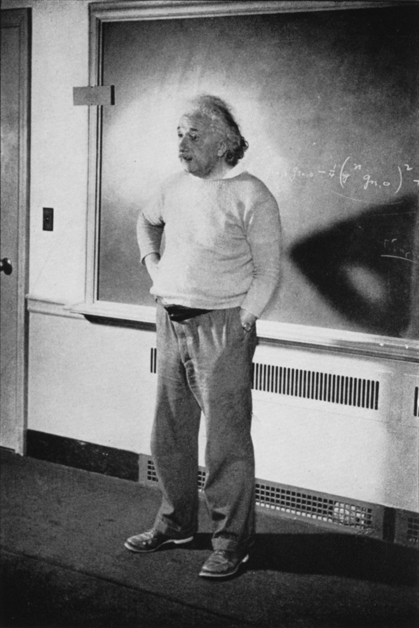 Albert Einstein, tysk-schweizisk-amerikansk matematiker og fysiker, 1940 af Unbekannt