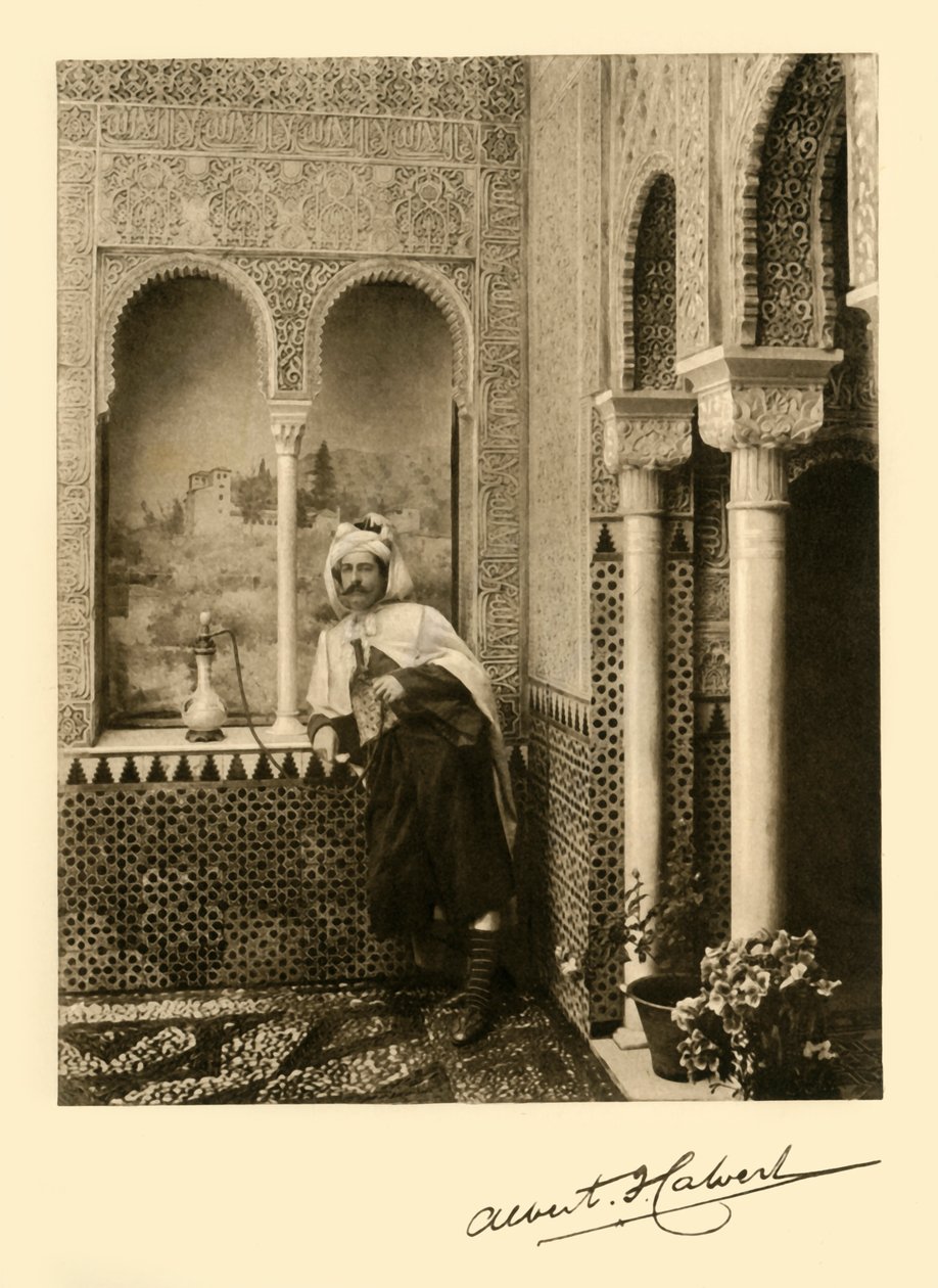 Albert Frederick Calvert i Alhambra, Granada, Spanien, 1907. af Unbekannt