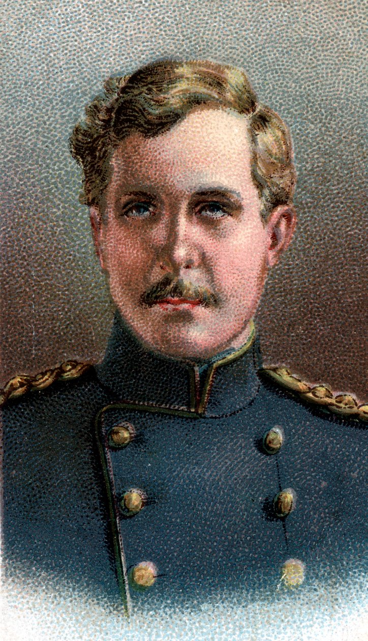 Albert I 1875-1934, konge af belgierne fra 1909, i militæruniform, 1917 af Unbekannt