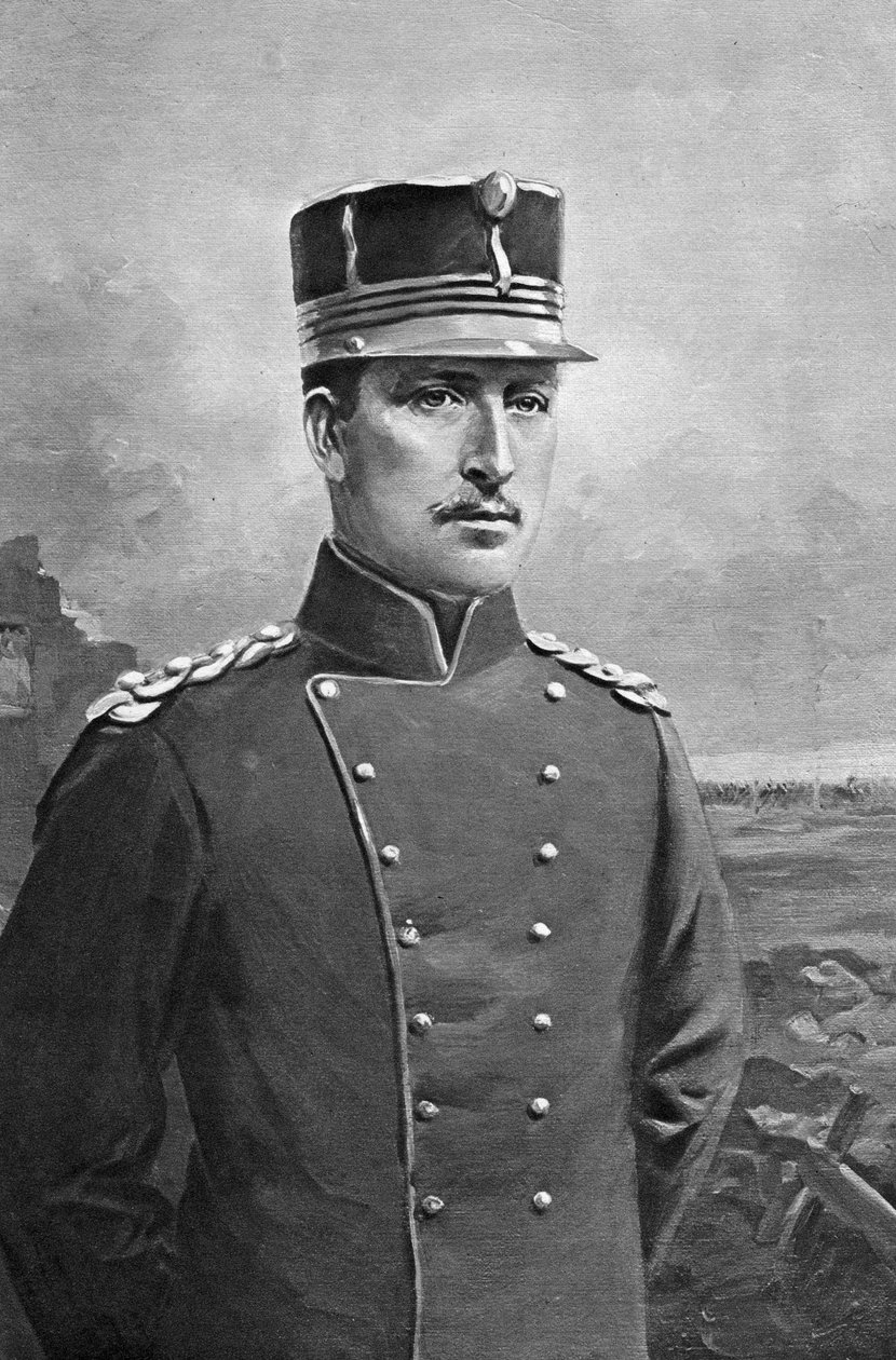 Albert I, belgiernes konge, slutningen af det 19.-begyndelsen af det 20. århundrede af Unbekannt