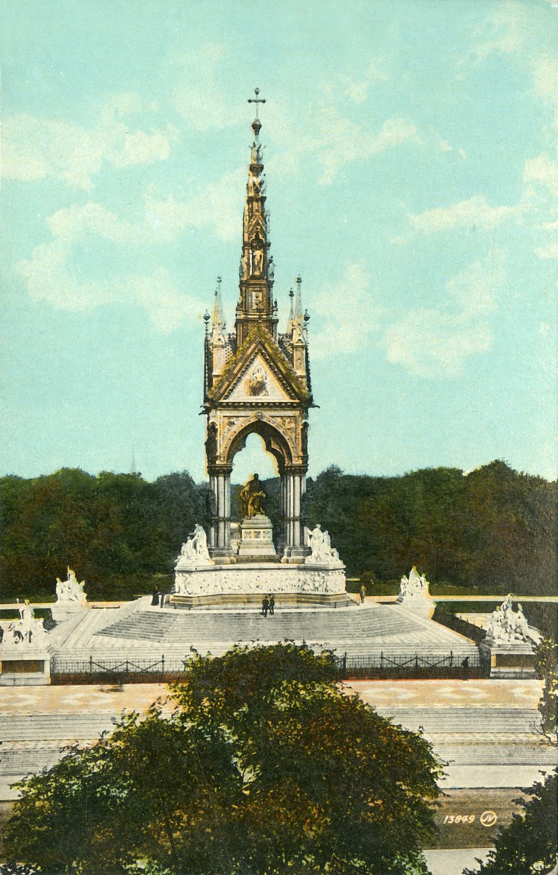 Albert Memorial, London, c1910. af Unbekannt