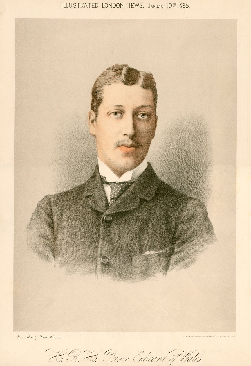 Albert Victor, hertug af Clarence, 1885 af Unbekannt