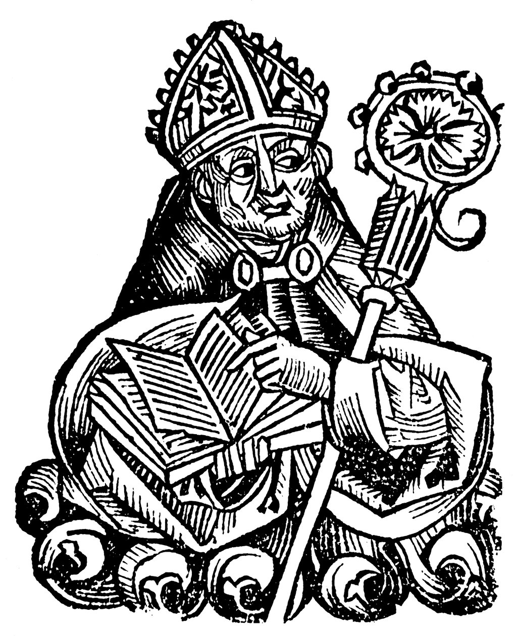 Albertus Magnus c1200-1280 tyskfødt dominikanerbror, 1493 af Unbekannt