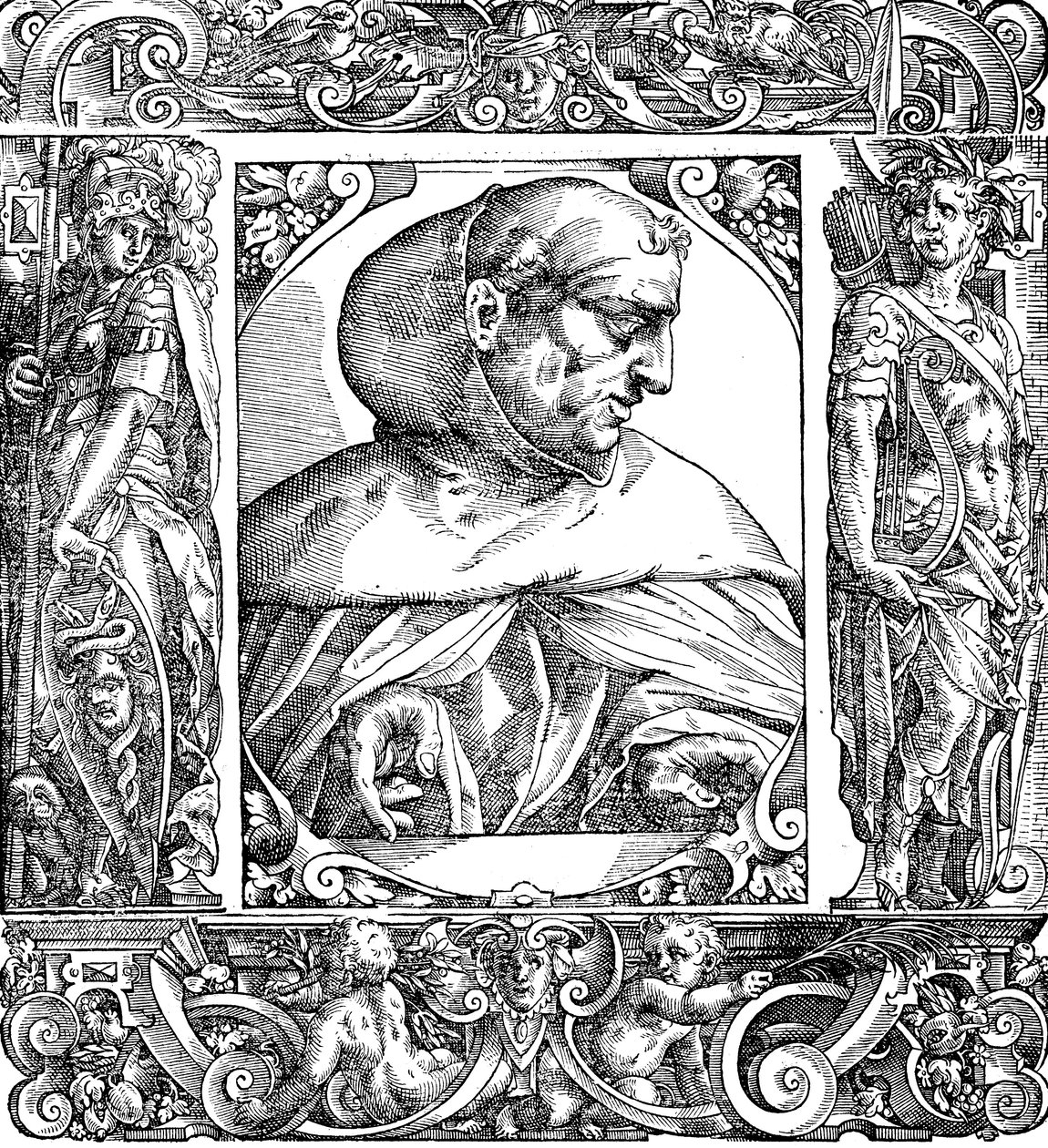 Albertus Magnus c1200-1280 tyskfødt dominikanerbror, 1500-tallet af Unbekannt