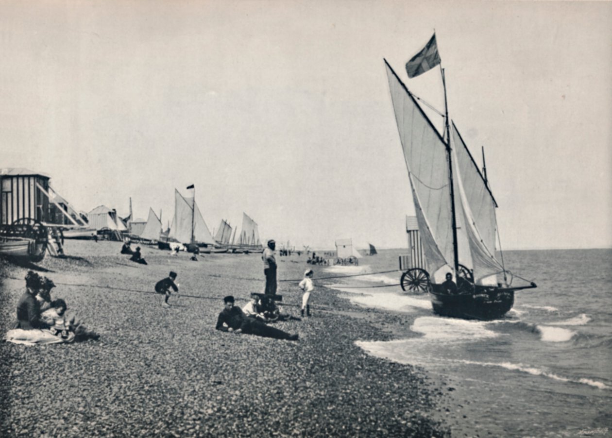 Aldeburgh - The Beach, 1895 af Unbekannt