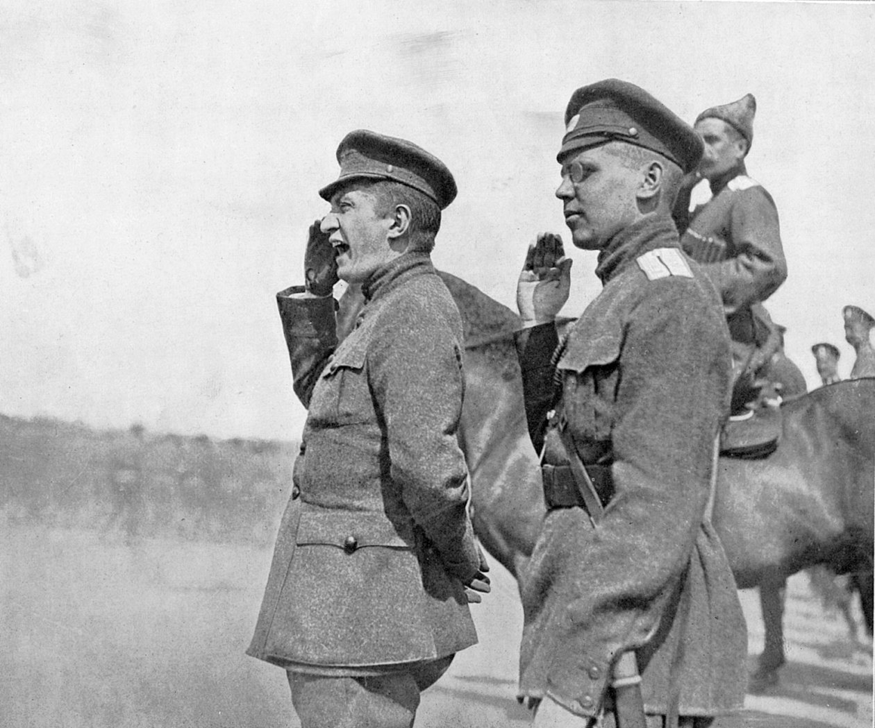 Alexander Feodorovich Kerensky, russisk revolutionær politiker, 1917 af Unbekannt